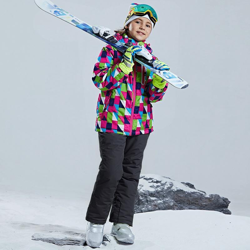 スキーウェア キッズ上下セット 子供 ジュニア ジャケット パンツ 女の子 男の子 撥水 スキー 厚手 スノーボードウェア 110 120 130｜ty1-st｜03