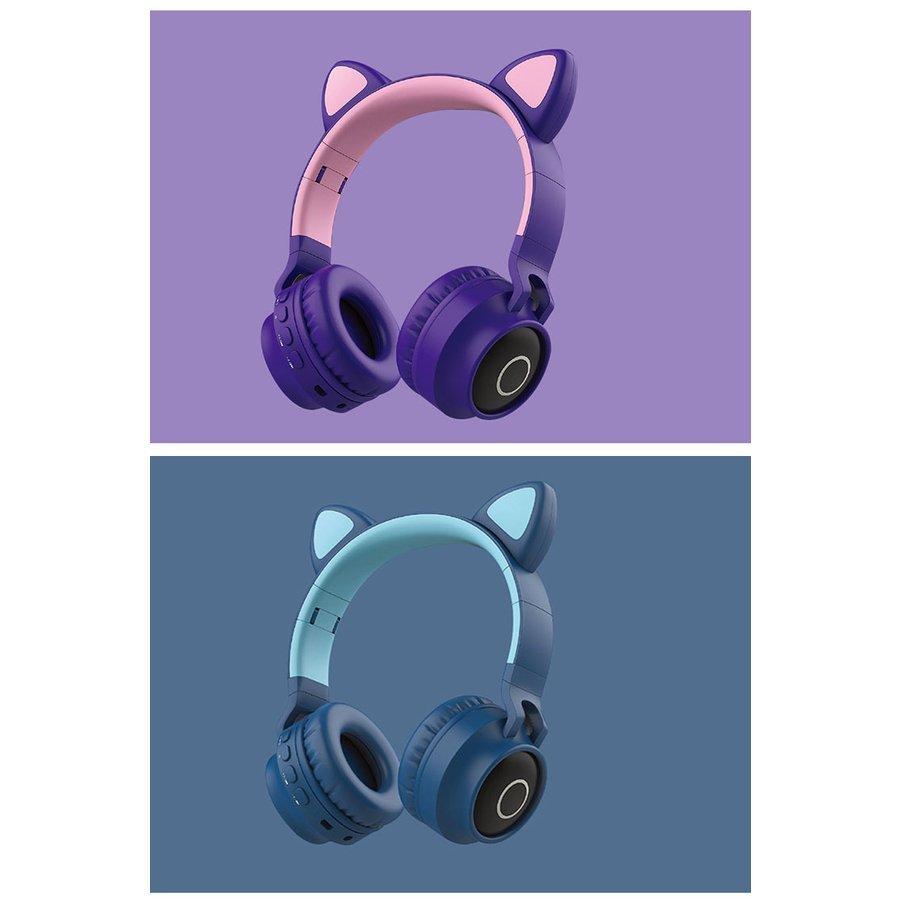 猫耳 ワイヤレス ヘッドホン ゲーミング ヘッドセット 可愛い Pc スマホ 高音質 無線 Led ライト 送料無料 でおすすめアイテム