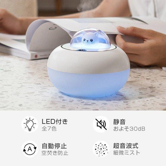 メール便送料無料対応可 オフィス 7色ledライト Usb アロマ対応 おしゃれ 超音波式 数限定特売 加湿器 年末感謝祭 静音 プレゼント ミニ 空焚き防止 リビング 加湿器 カラー パープル Www We Job Com