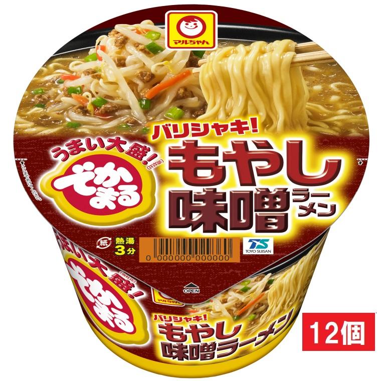 東洋水産 でかまる バリシャキ もやし味噌ラーメン 12個 送料無料 沖縄 離島不可 Tosui003 Ty Foodsnet 通販 Yahoo ショッピング