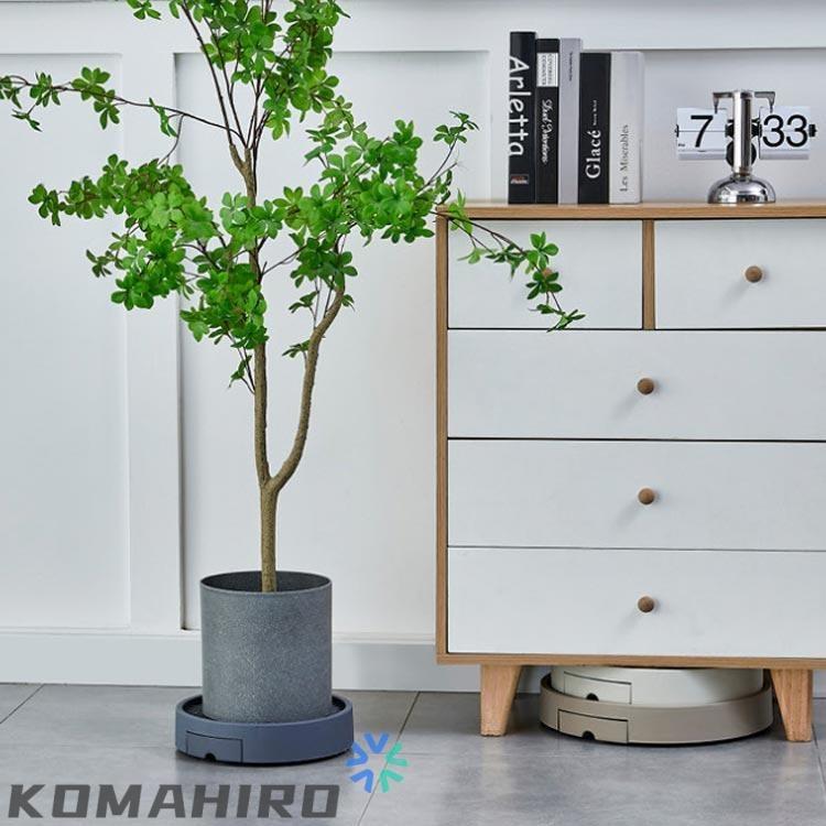 隠し 植木 キャスター付き 貯水 置く台 排水トレイ フラワースタンド