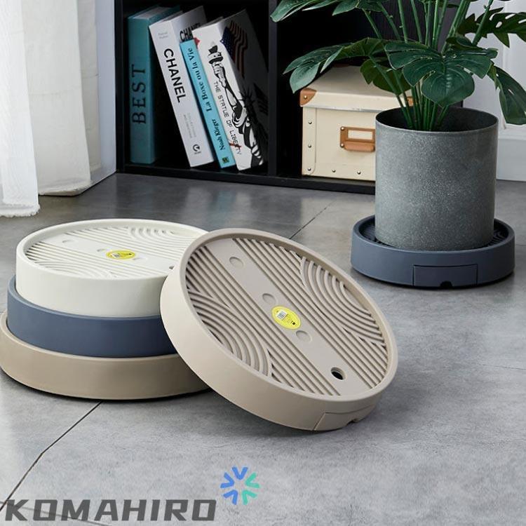 隠し 植木 キャスター付き 貯水 置く台 排水トレイ フラワースタンド