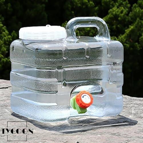 ポリタンク 水タンク キャンプ タンク 水 ウォータータンク 7.5l 10l 15l 20l 24l PC安全素材 貯水タンク コック付き  防災グッズ アウトドア水タンク 旅行 スポ : tycoon - 通販 - Yahoo!ショッピング