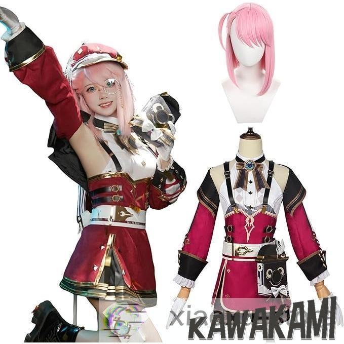 原神 シャルロット コスプレ衣装 業者製 女性Mサイズ 原神 コスプレ シャルロット 衣装 ※ウィッグ 靴 追加可 : tycoon