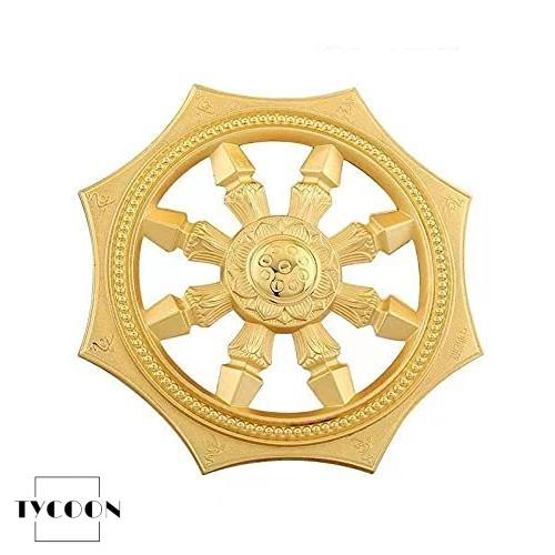 法輪【サイズ】直径：22cm密教仏具密教で使われる仏具仏具 セット風水グッズ 寺院仏具縁起物 財運 開運 お守り_1