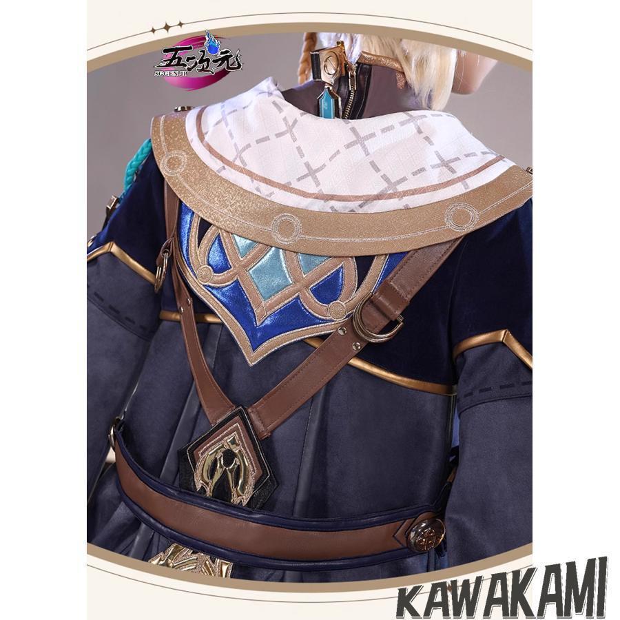 三分妄想 原神 コスプレ フレミネ 衣装 足リング付き ※ウィッグ 靴