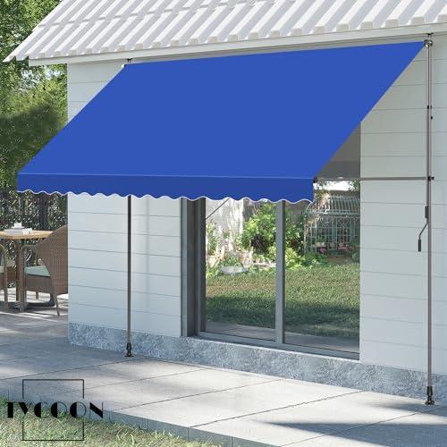 屋外用 オーニングテント 日よけ サンシェード 撥水 UVカット 幅100cm オーニングテント 日よけ 巻き取り式 サンシェード 目隠し 紫外線 UV