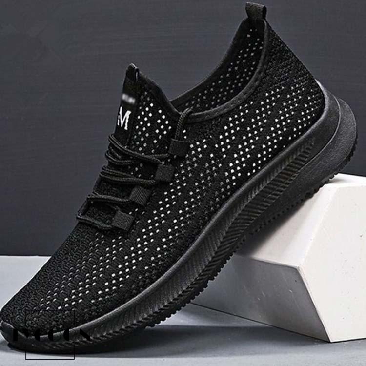 2足セット メッシュスニーカー メンズ メッシュ スリッポン ランニング