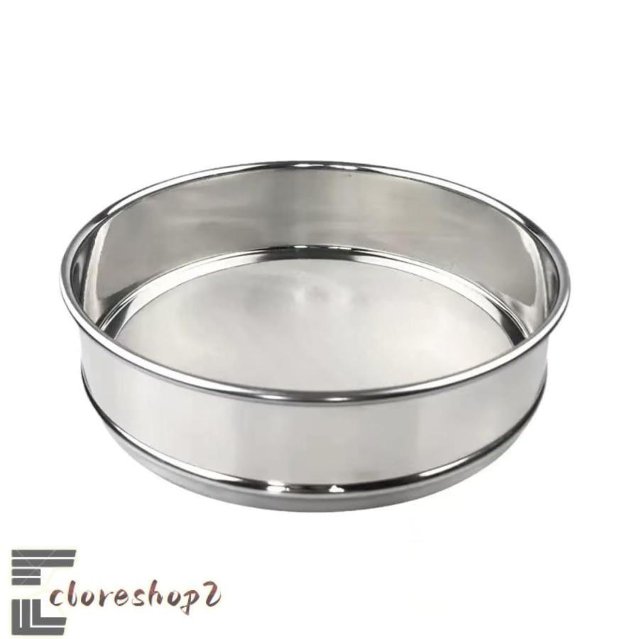 粉ふるい 実験用 ふるい ステンレス製 80/100/120メッシュ 3サイズの