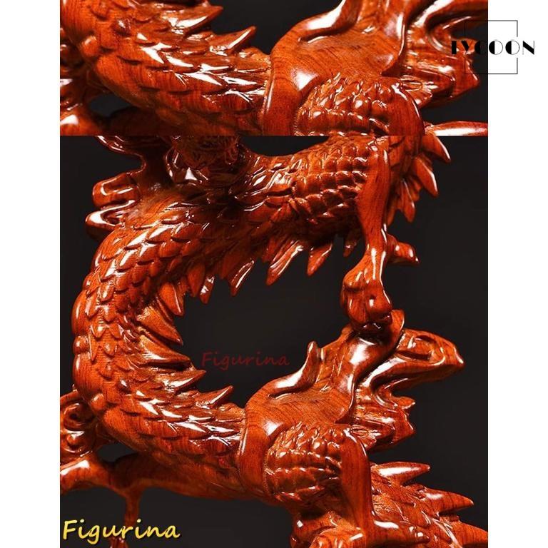 【希少✨】 龍の置き物 木彫り 縁起物 風水 千支 龍 開運 幸運の置物 柘植 Amazon.co.jp: 木彫り 龍の置物 風水 高級天然ツゲ木彫り 招福 辰 干支