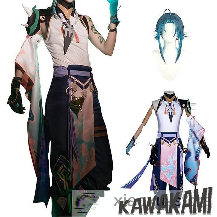 【原神】コスプレ 衣装 (ブーツ ・ウィッグ)セット【魈】 原神 コスプレ 〓 衣装 ※ウィッグ 靴 追加可 : tycoon - 通販 - Yahoo
