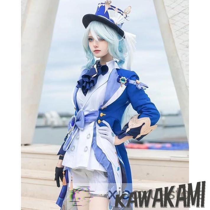 原神 フリーナ コスプレ 衣装 ウィッグ 靴 フルセット 早い者勝ち 原神 コスプレ フリーナ 衣装 ※ウィッグ 靴 追加可 : tycoon - 通販