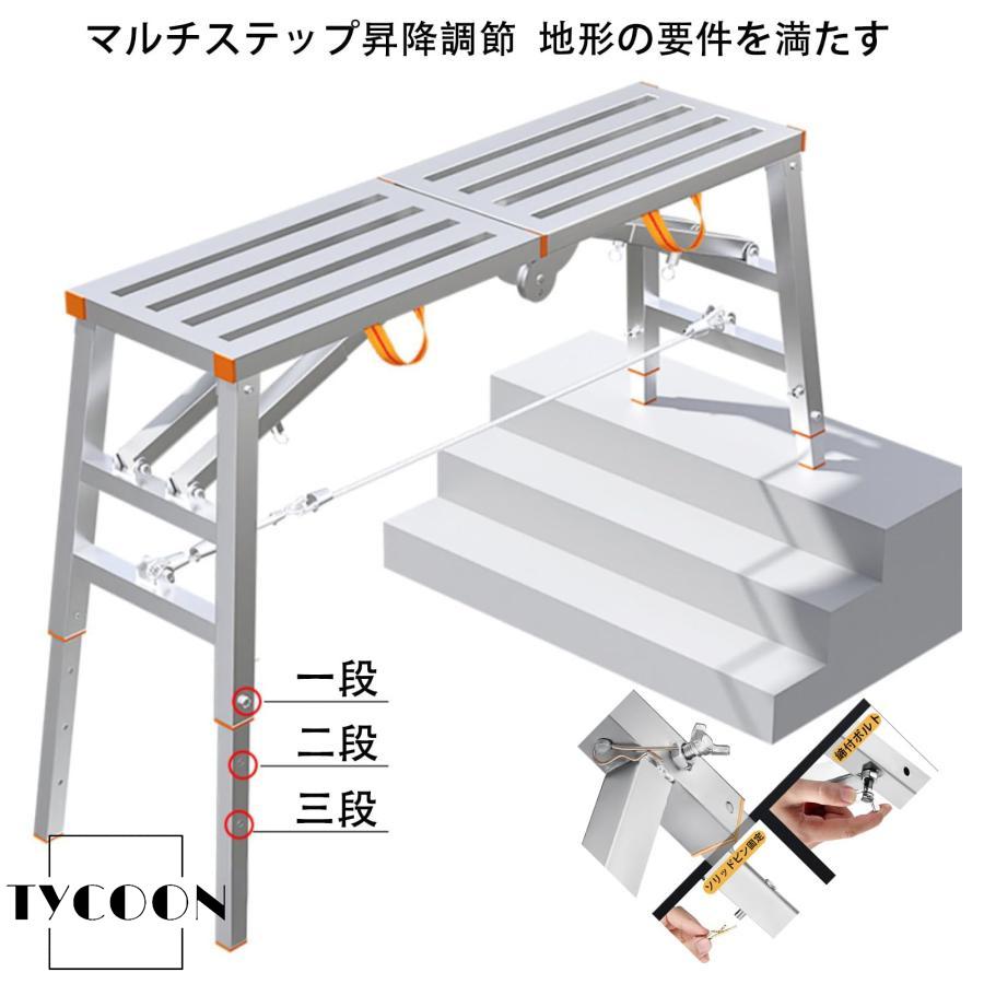 折りたたみ足場台 洗車台 脚立 洗車 作業台 踏み台 軽量脚立 立ち馬