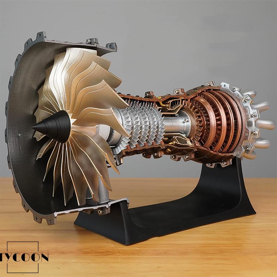 航空機エンジンモデル、航空ターボファンエンジンモデル、DIY組立電気