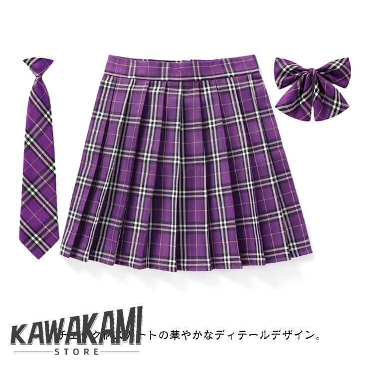 スカート プリーツスカート ミニスカート ボウタイ 蝶結び 3点セット