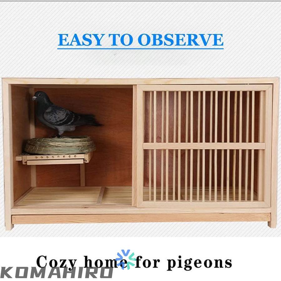 鳩の檻 木製 鳥ケージ 、鳥籠 インコ 鳥かご ケージ 、ハト