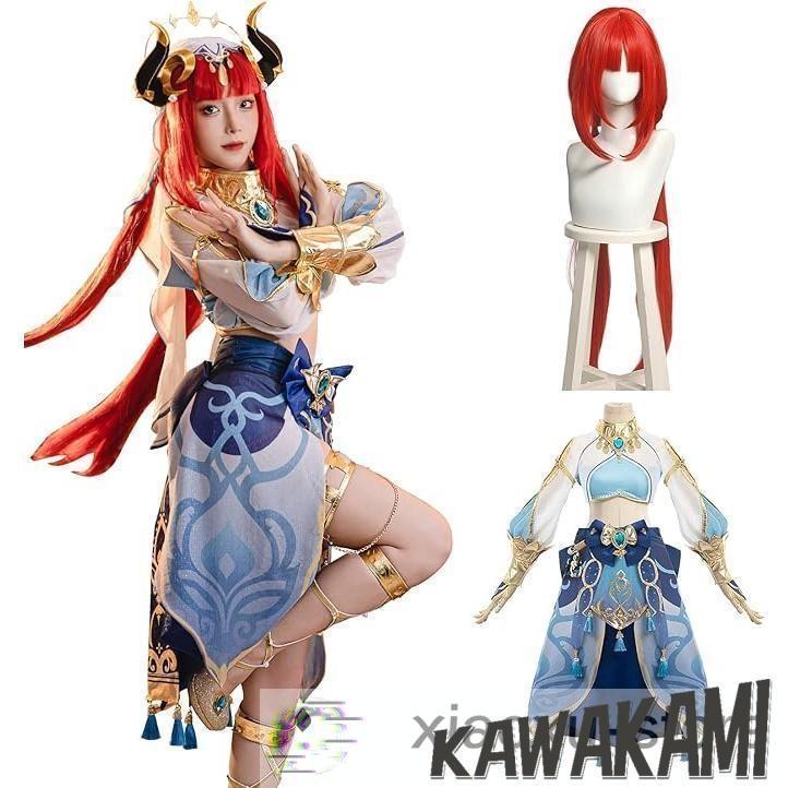 原神 ニィロウ コスプレフルセット 衣装Sサイズ ウィッグ 靴 ニィロウ