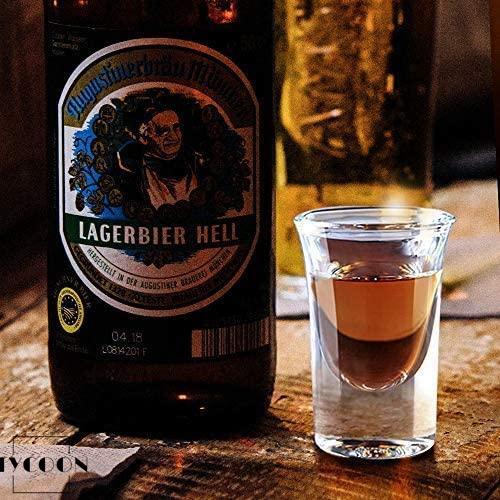 ショットグラス24個- 35ml/35cc クリラス、ヘビーベース ウイスキー