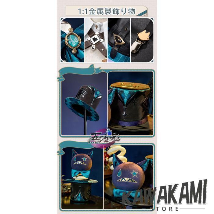 猫屋小舗 原神 コスプレ リネット 衣装 ※ウィッグ 鞋 帽子 マジック 