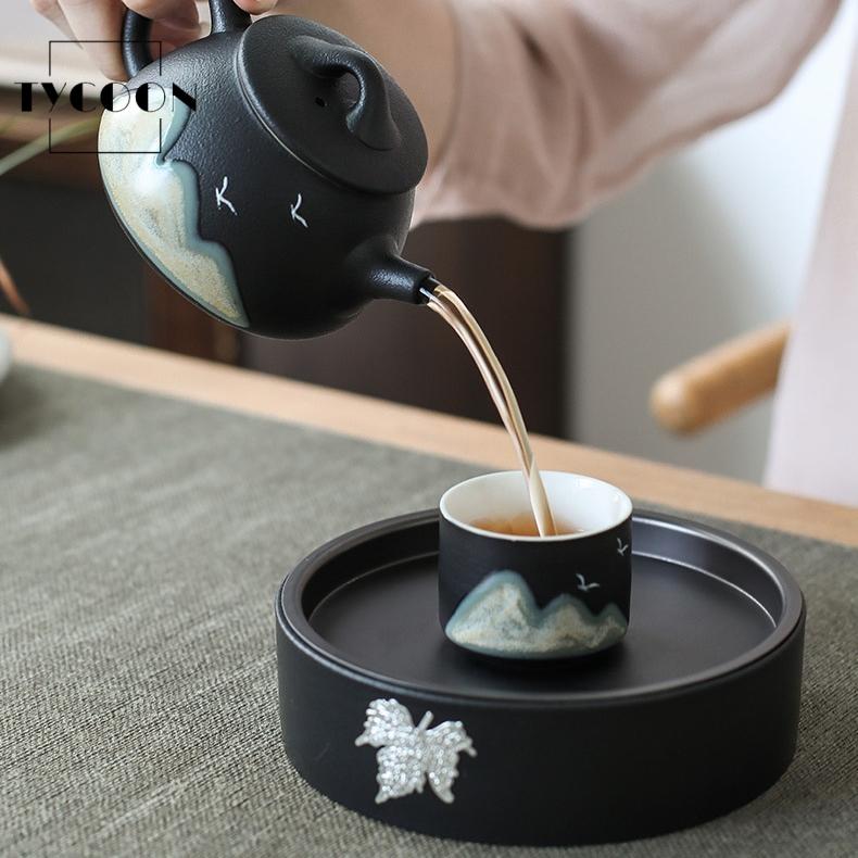 壺承 茶盤 中国茶 台湾茶 中国茶器 茶道具 茶道 ほうじ茶 茶器