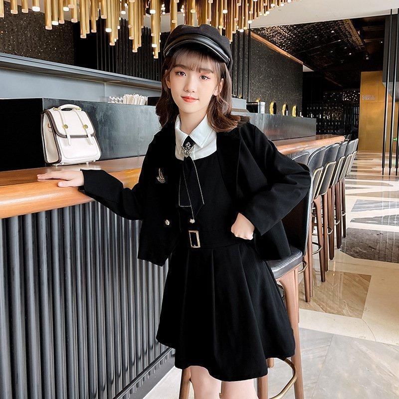 子供服卒業式女子スーツジャケット3点セット卒服女の子チェック柄