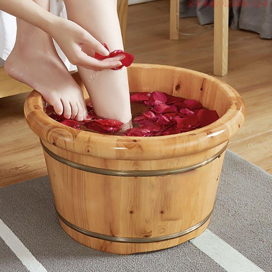 スパボウル フットバスボウル 木製 足湯 フットバス ボウル ヒノキ 足湯桶 バケツ 木製 檜スパボウル 足浴