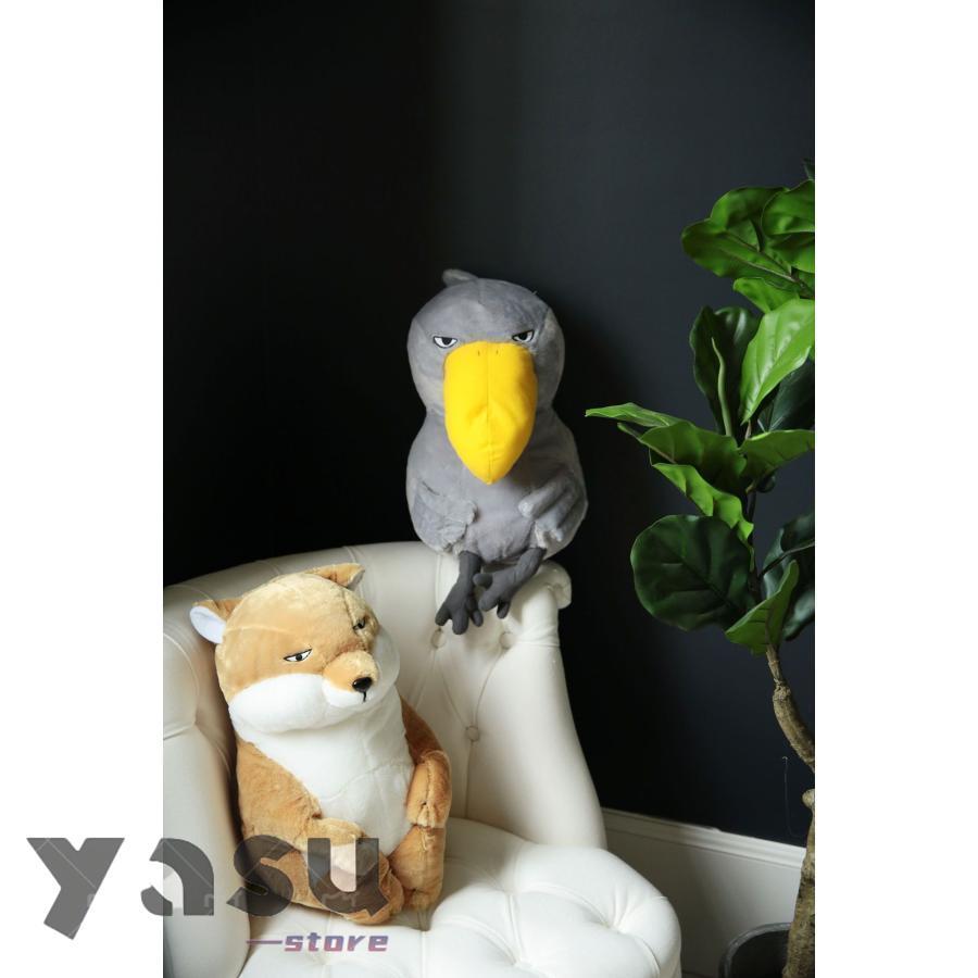 ぬいぐるみ ハシビロコウ 鳥ぬいぐるみ グッズ 動物 雑貨 置物 リアル