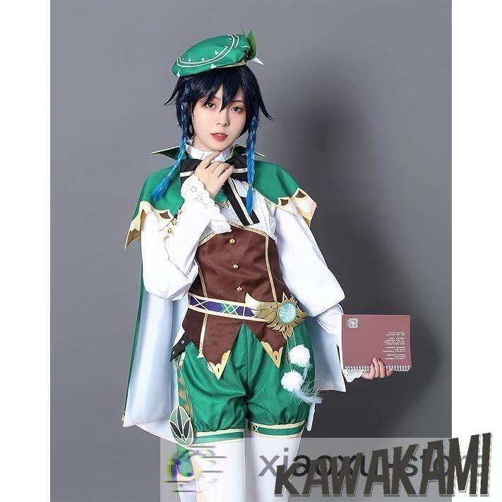 原神 コスプレ ウェンティ 衣装 ※ウィッグ 靴 追加可 : tycoon - 通販