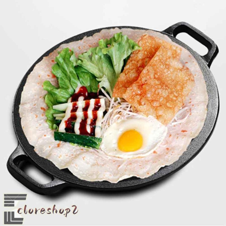 クレープパン 30cm クレープ トンボ付き IH対応 クレープメーカー