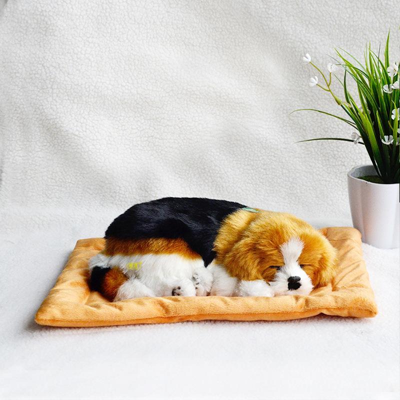 呼吸して眠るリアルな犬のぬいぐるみ 犬のぬいぐるみ リアル 本物