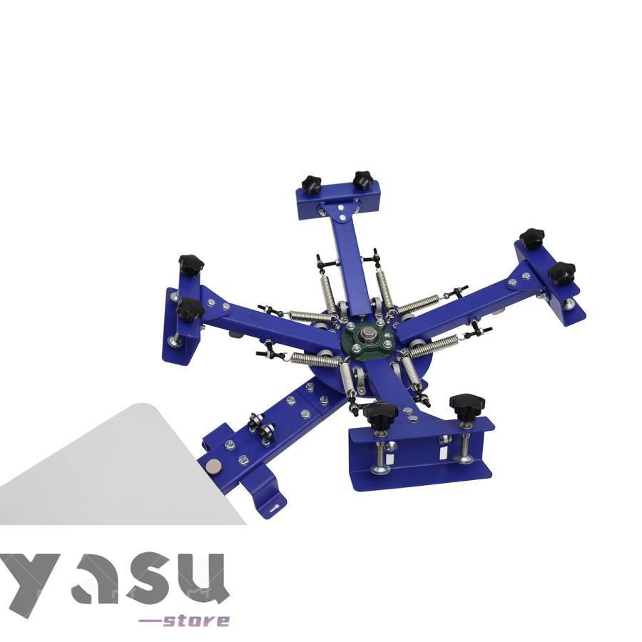 シルクスクリーン 印刷機 4色1台プリンター 41TM 360度回転 DIY t