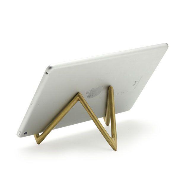 Goody Grams タブレット iPad スタンド 縦置き 横置き 真鍮