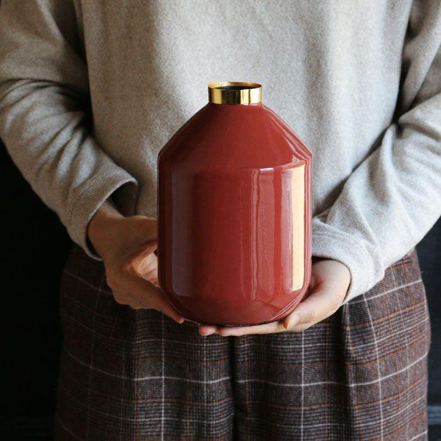 MONIQUE CHARTLAND / ENAMEL VASE 01 ドライフラワー用 フラワーベース