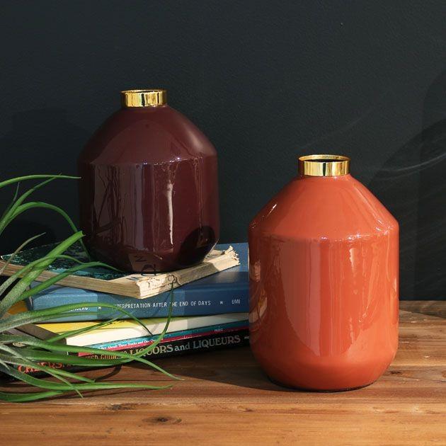 MONIQUE CHARTLAND / ENAMEL VASE 01 ドライフラワー用 フラワーベース