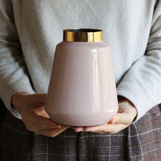 MONIQUE CHARTLAND / ENAMEL VASE 06 ドライフラワー用 フラワーベース