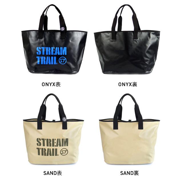 STREAM TRAIL トートバッグ 防水バッグ ビーチバッグ 海 大容量