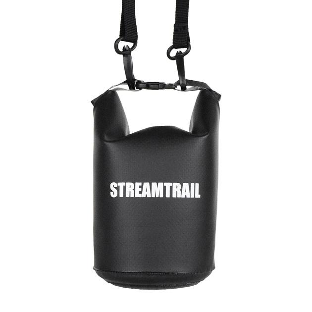 STREAM TRAIL 防水ショルダーバッグ ストリームトレイル　ブラック STREAM TRAIL ペットボトルホルダー ショルダー バッグ 600ml