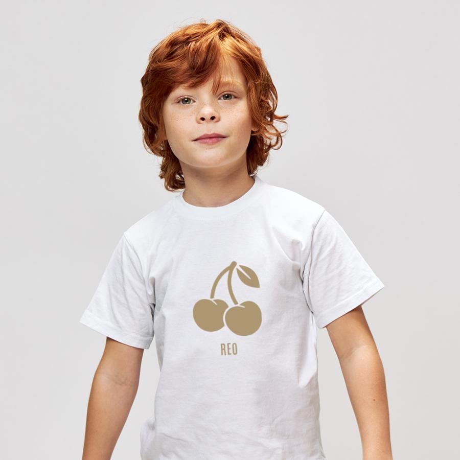 名入れ Tシャツ キッズ ベビー チェリー さくらんぼ フルーツ 果物