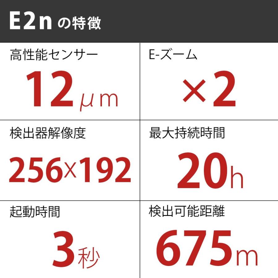 美品 iRay Eyeシリーズ E2n 赤外線サーモグラフィー単眼鏡 サーマルイメージング 暗視スコープ サバゲー装備 望遠 起動3秒 高画質 高リフレッシュレート 長時間動作 【QGW9870998683】(35892円)