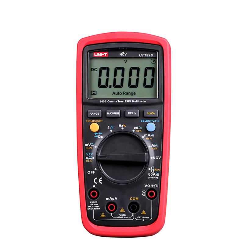 UNI-T 真のRMSデジタルマルチメーター UT139C 完全過負荷保護 高性能