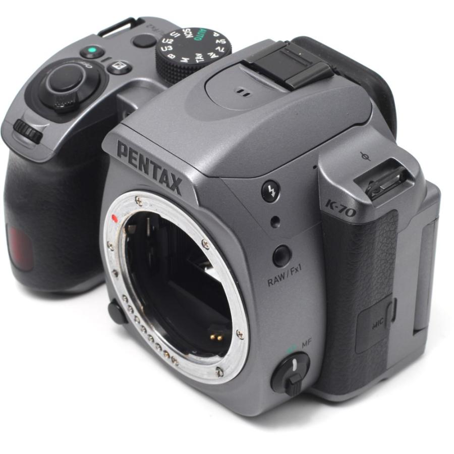 PENTAX K-70 ボディ シルバー デジタル一眼レフカメラ 超高感度 2424万