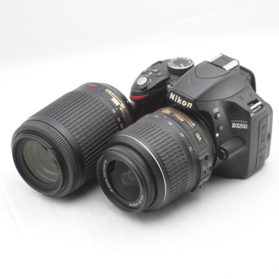 Nikon デジタル一眼レフカメラ D3200 200mmダブルズームキット 18-55mm