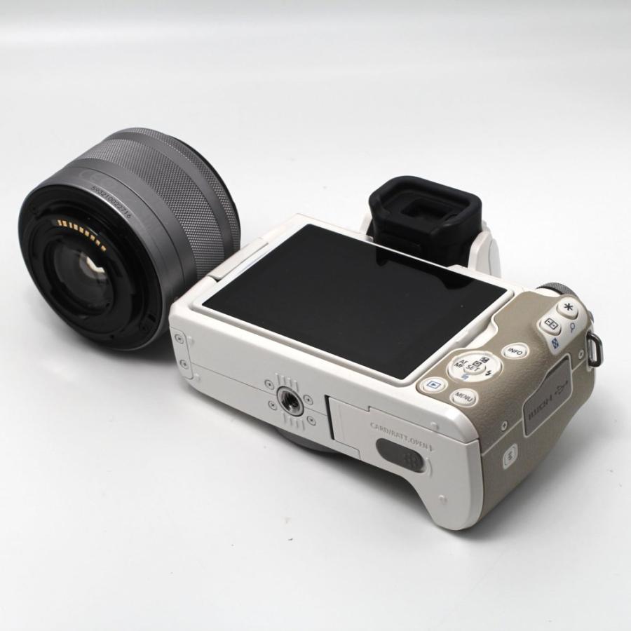 Canon ミラーレス一眼カメラ EOS Kiss M 標準ズームキット ホワイト