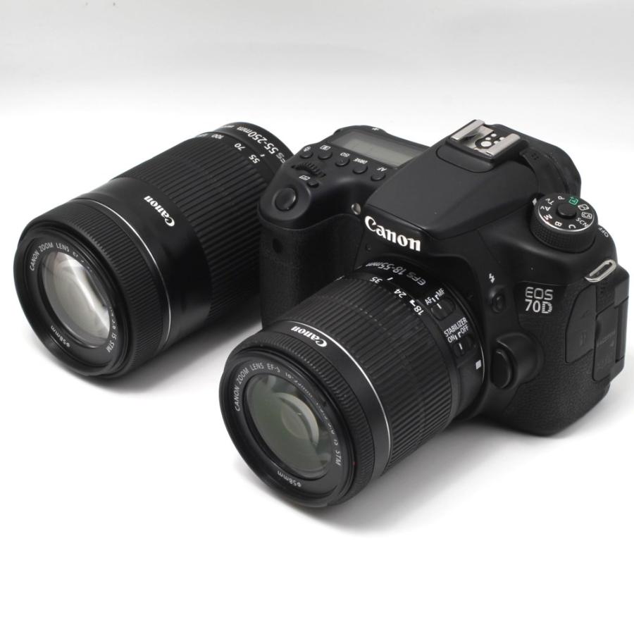 Canon デジタル一眼レフカメラ EOS 70D ダブルズームキット EF-S18-55