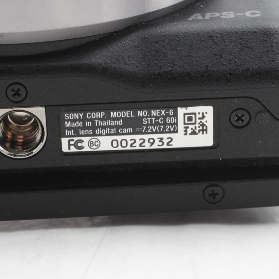 SONY ミラーレス一眼カメラ α NEX-6ズームレンズキット ブラック NEX