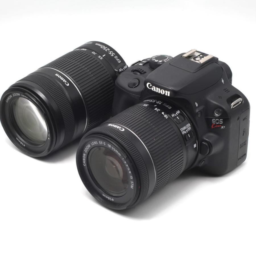 Canon デジタル一眼レフカメラ EOS Kiss X7 ダブルズームキット EF-S18
