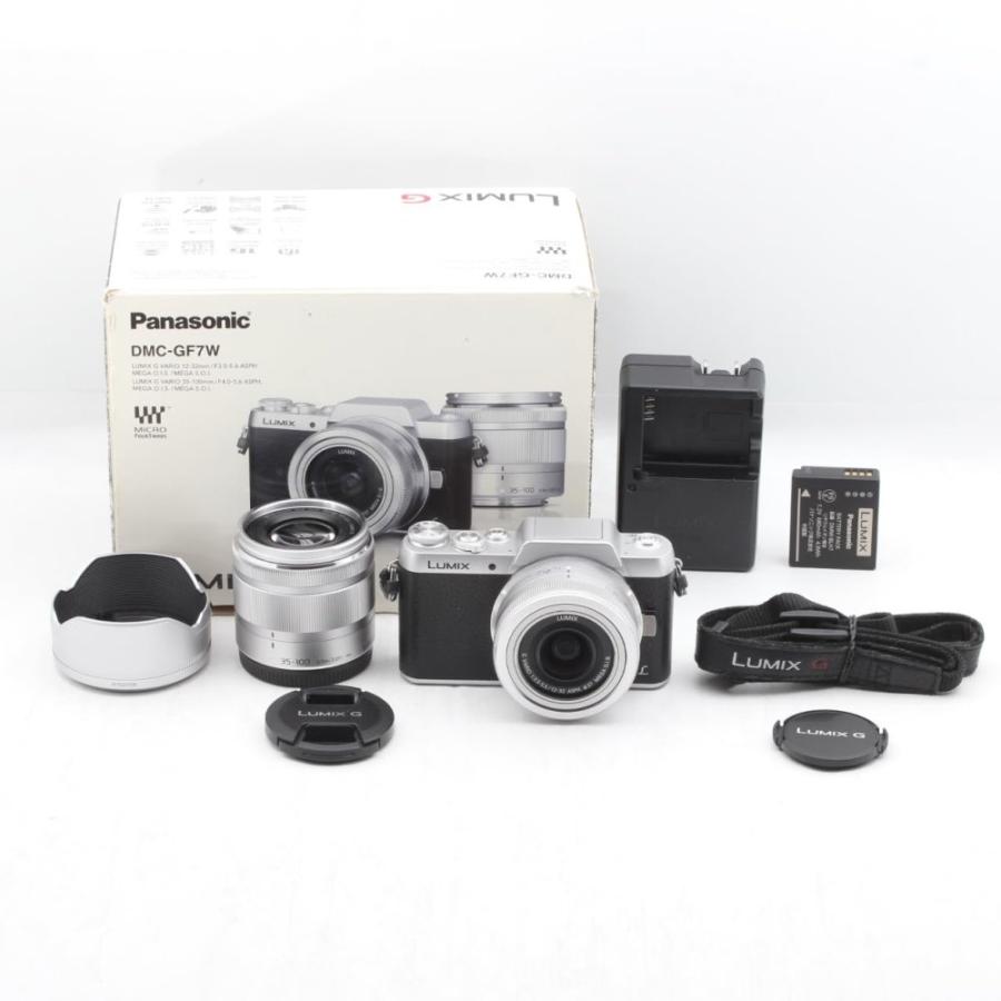 パナソニック ミラーレス一眼カメラ DMC-GF7ダブルズームレンズキット
