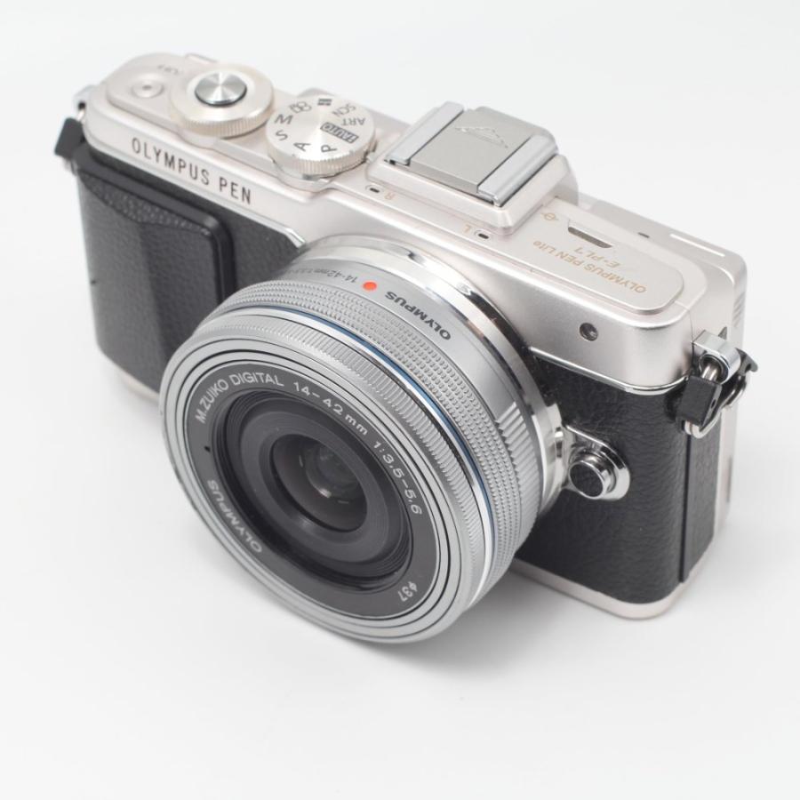 OLYMPUS ミラーレス一眼 PEN E-PL7 14-42mm EZレンズキット シルバー