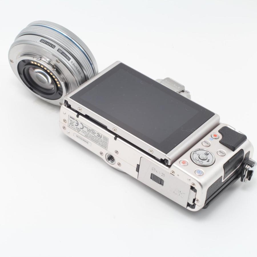 OLYMPUS ミラーレス一眼 PEN E-PL7 14-42mm EZレンズキット シルバー