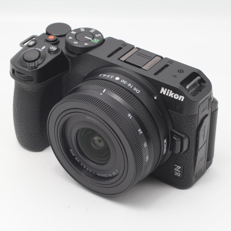 Nikon ニコン ミラーレス一眼 Z30 16-50 VR レンズキット Zマウント APS-C 動画 Vlog 手振れ補正ブラックの画像